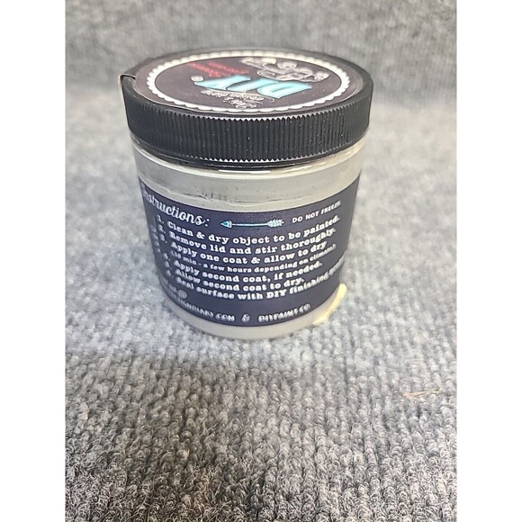 NEW Debi's Design Diary DIY Chalk Paint in Letterpress Grey 8 fl oz Half Pint - Picture 4 of 4